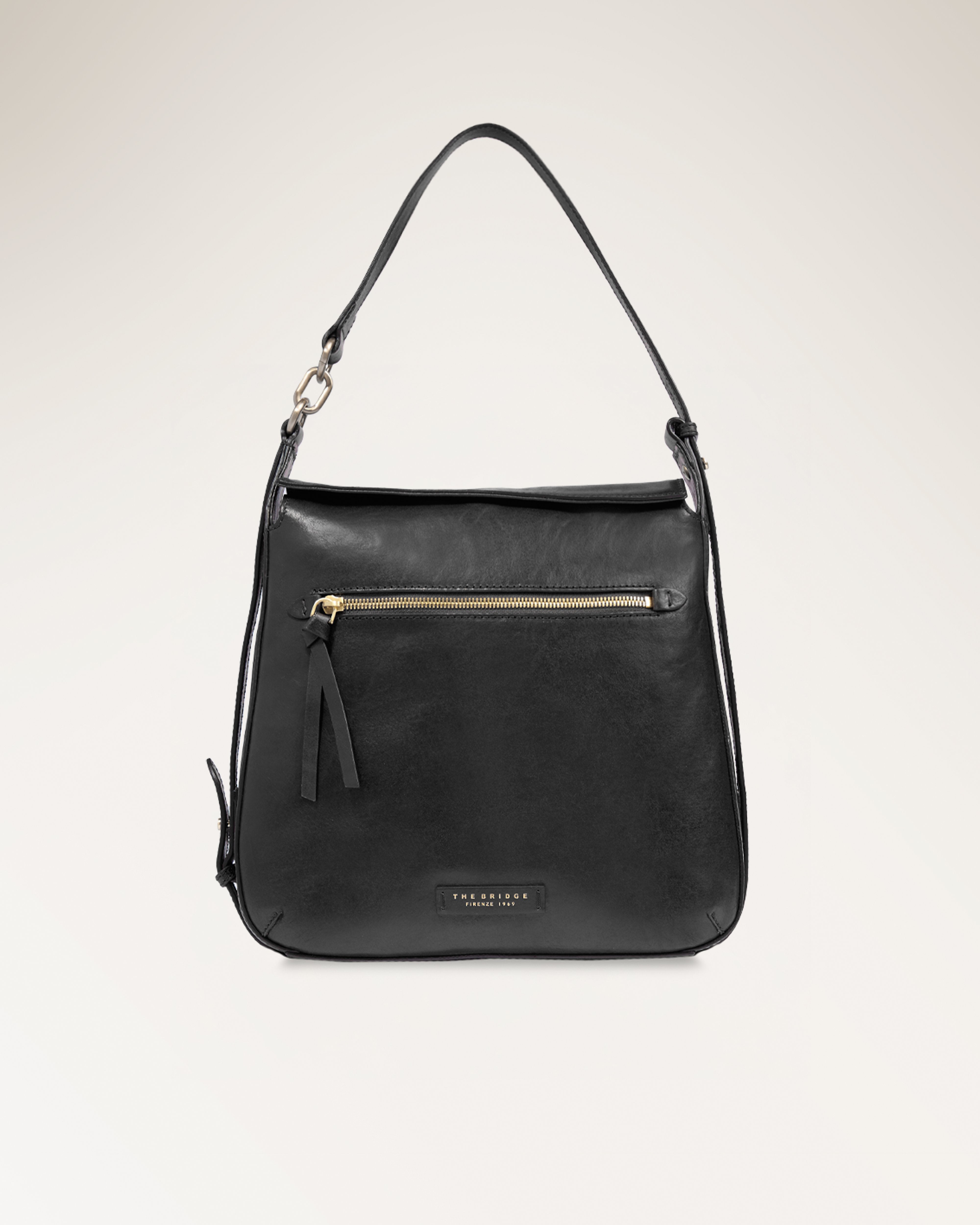 Shoulder Bag Nero Oro The Bridge Anna Virgili Online