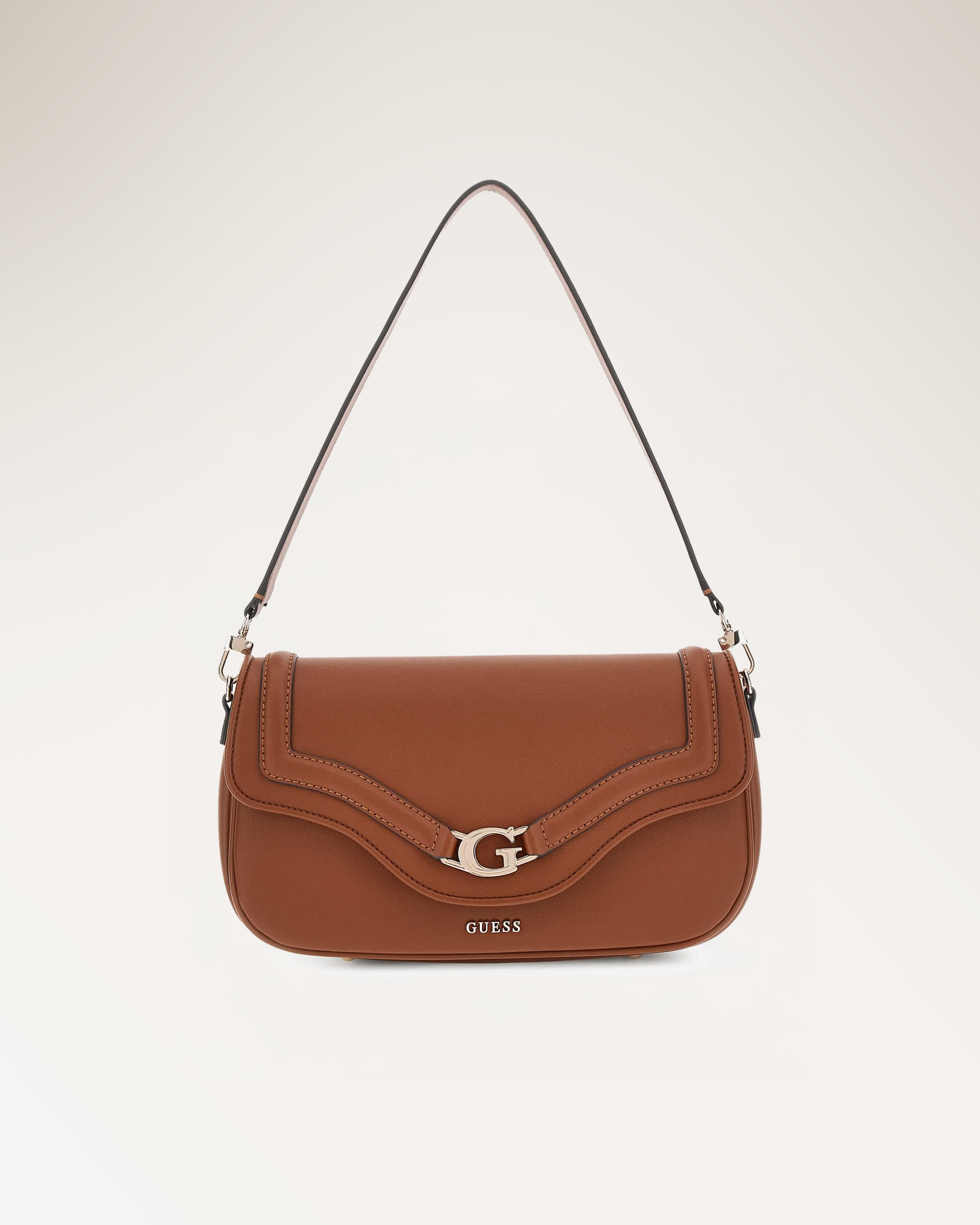 Dea Flap Shoulder Bag Cognac Guess Anna Virgili Online