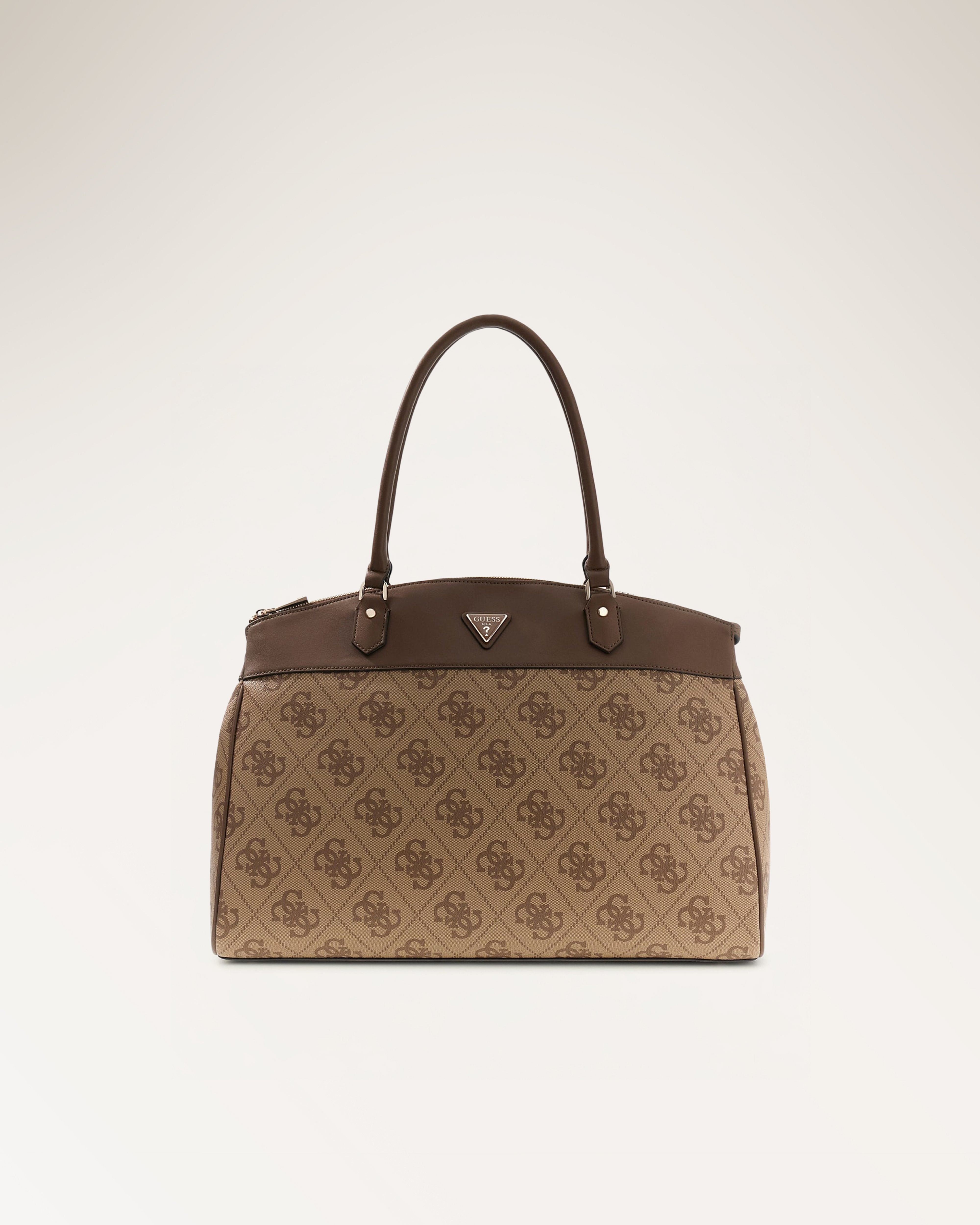 Berta Deluxe Dome Tote in Milk | Guess