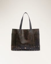Tote Bag Studs Patch Cloud Lea