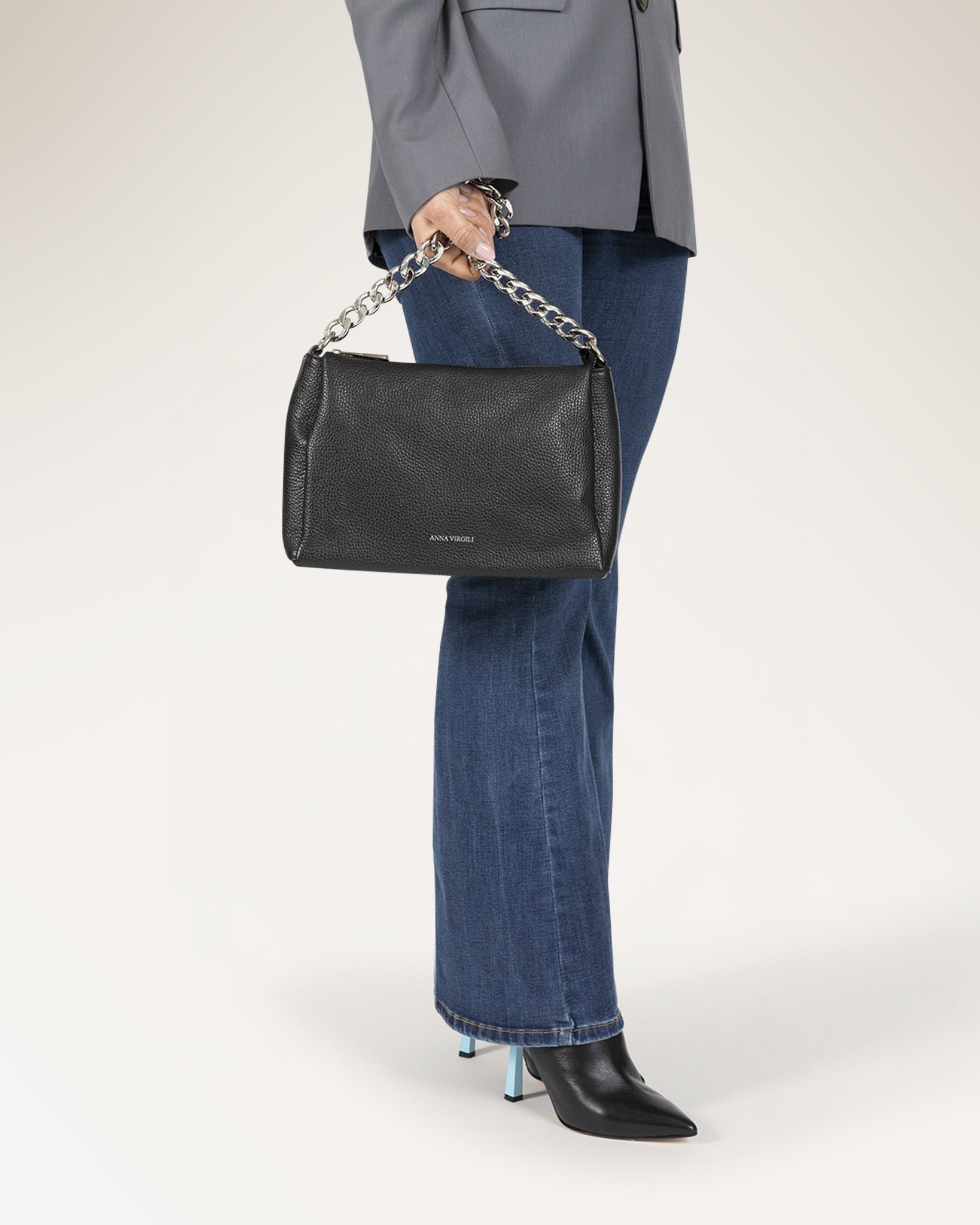 Borsa Tracolla Anna Virgili Borse Outlet Borsa Bauletto Anna