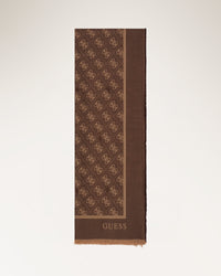 Jacquard Scarf 70x180 Brown - UNI