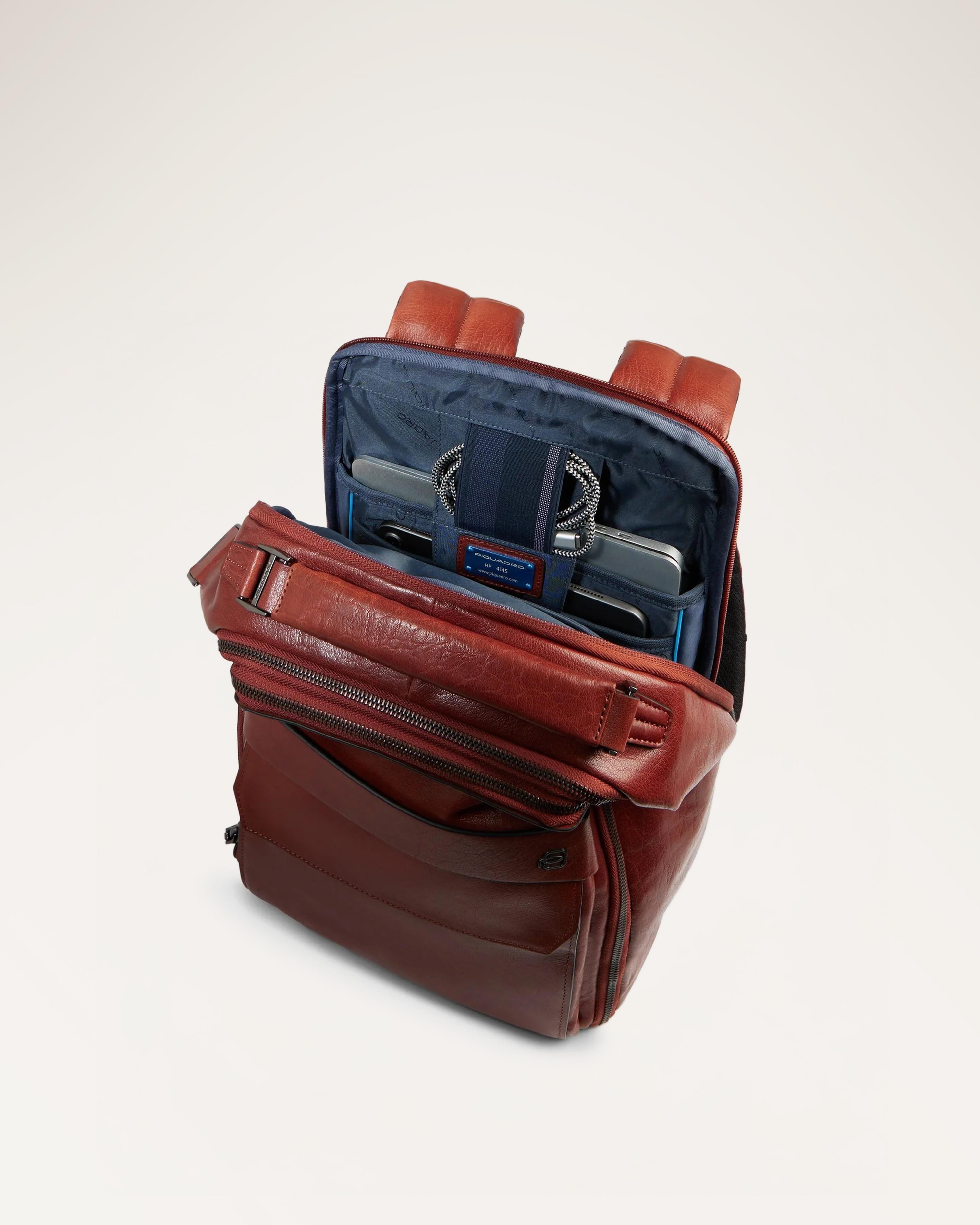 Leather 14" Laptop Backpack