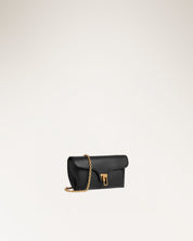 Handbag Grained Leather Noir