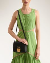 Black Reporter Shoulder Bag