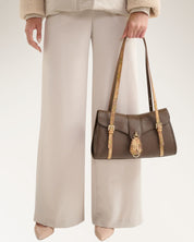 Shoulder Bag With Fl Sequoia