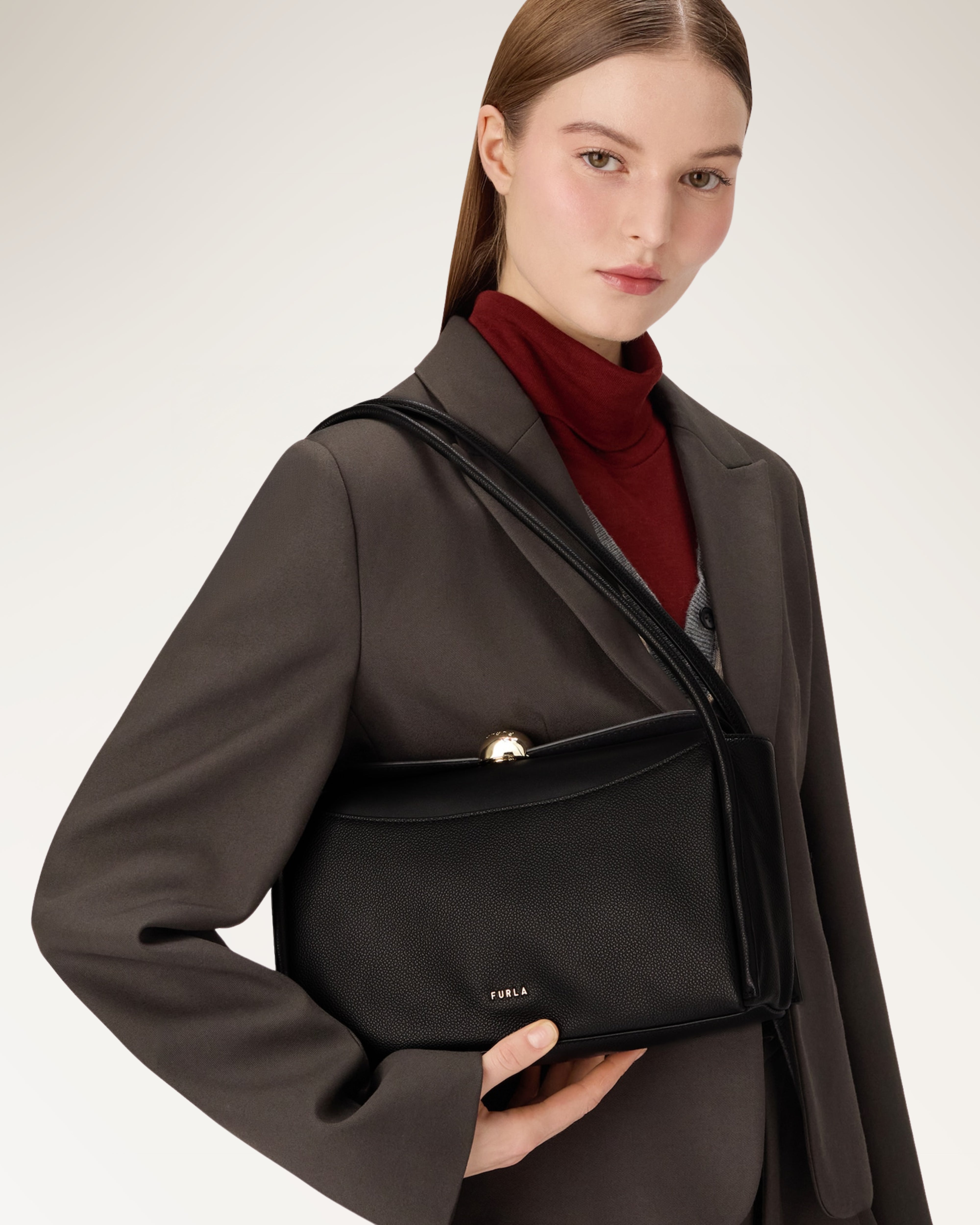Nicole M Boston Bag Nero